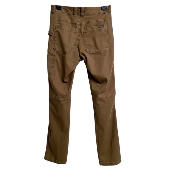 Columbia Men's Standard Ultimate ROC Flex Stretch Trail Hiking Pants Brown 28x30 - Picture 7 of 8